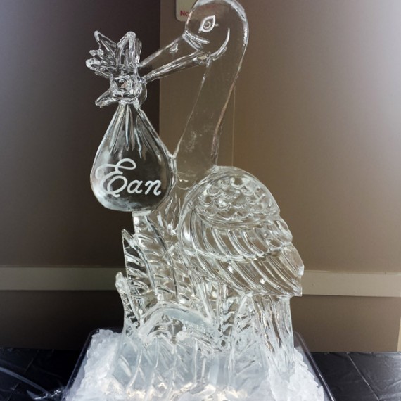 fake ice sculpture